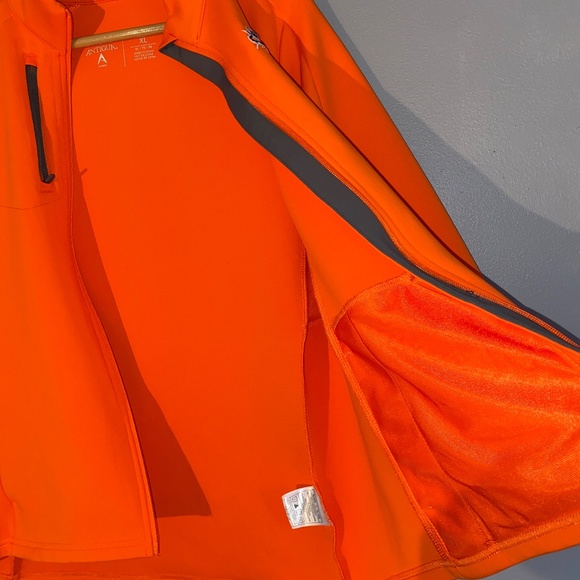 ANTIGUA Women's XL Orange Throwback Cincinnati Bengals Performace Jacket - Picture 7 of 14